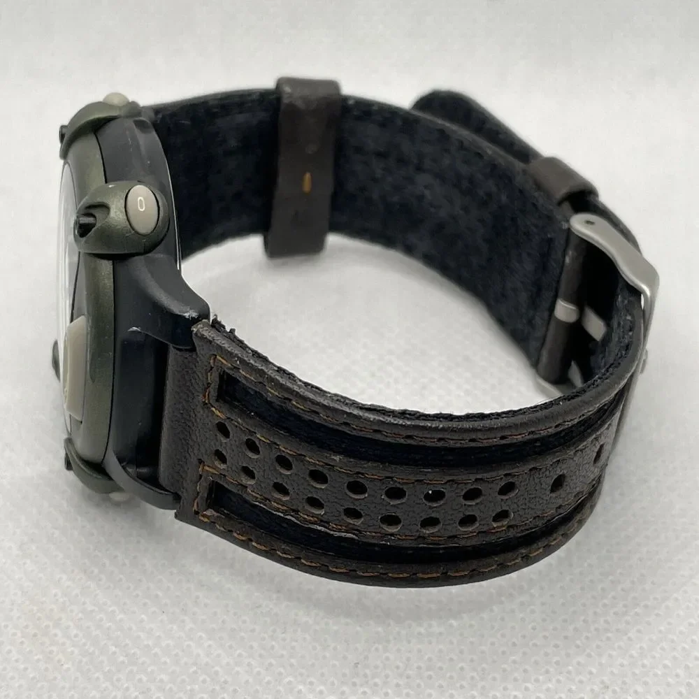 Timex Expedition T48042 Mens Brown Nylon/Leather Digital Dial Quartz Watch TMR71 - Picture 7 of 10